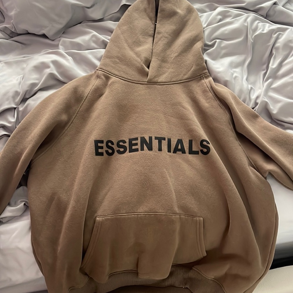 Brown Essentials Hoodie